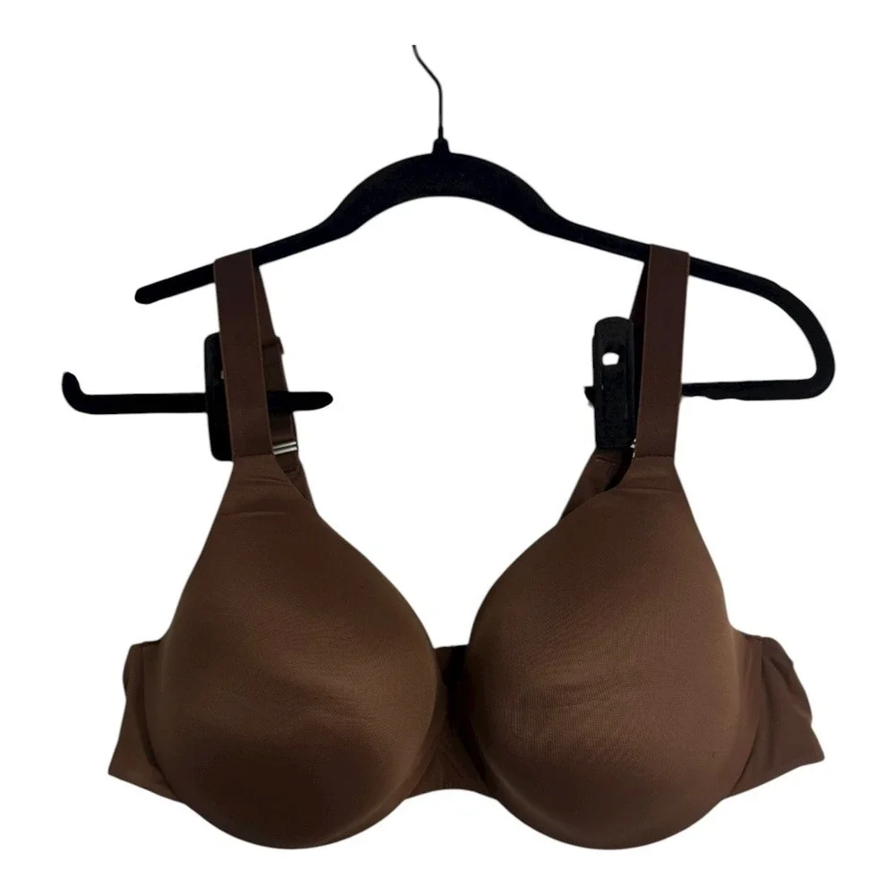 SKIMS Full‎ Coverage Smoothing Bra 44C Cocoa NWT - Picture 4 of 11